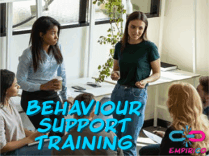 Support teams and providers participating in behaviour support training to improve skills and meet NDIS requirements.